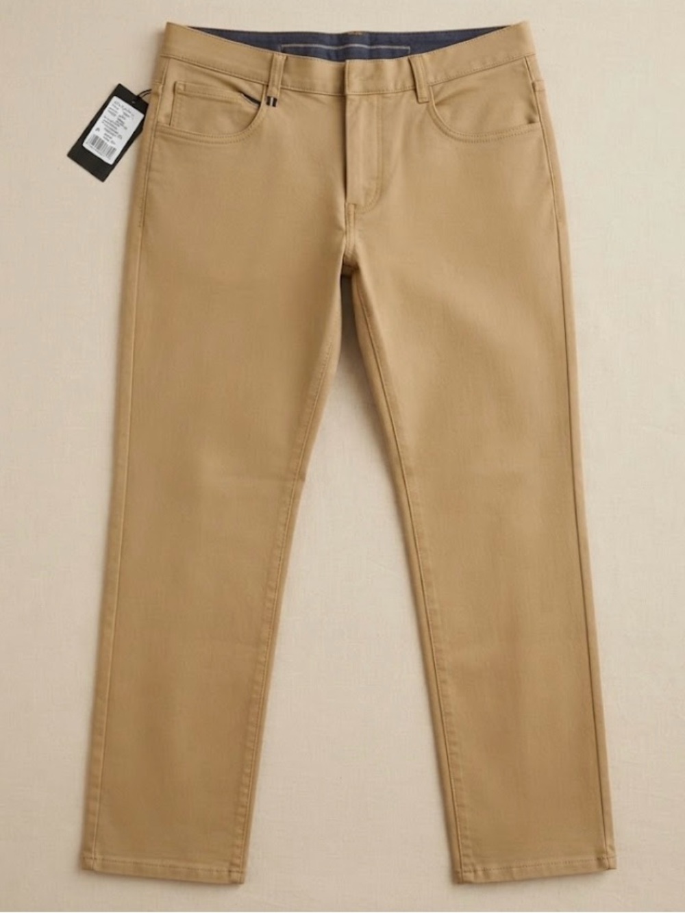 Size 34 Men's Slim Straight Tan Jeans